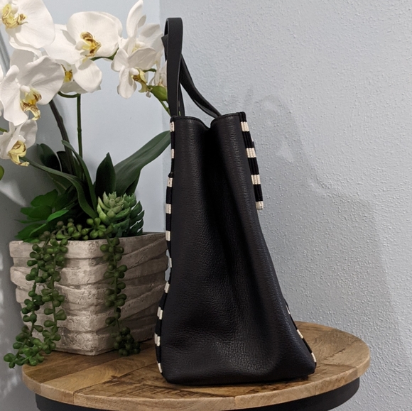 Kate Spade Brigette olive drive stripe satchel - Picture 6 of 11